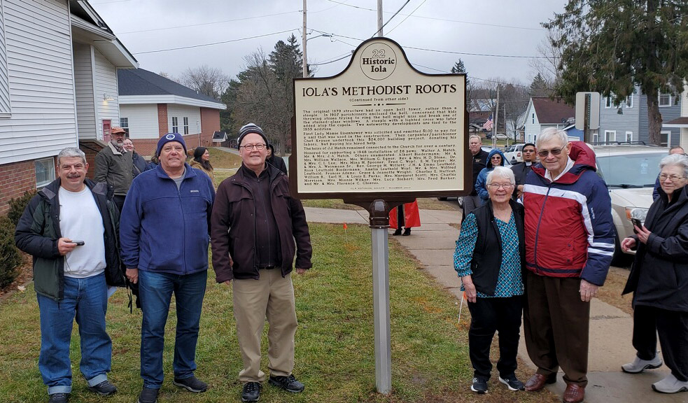 Iola United Methodist Marker Iola United Methodist Marker